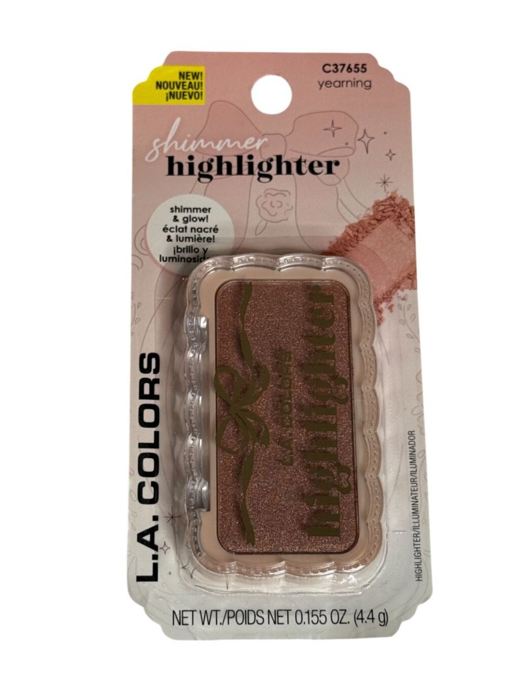 LA Colors Shimmer Highlighter Yearning Glow Illuminator